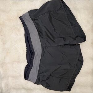 Women’s Black and Gray Shorts